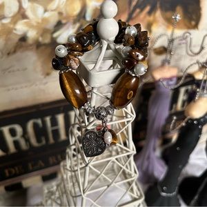 Tiger eye elastic bracelet